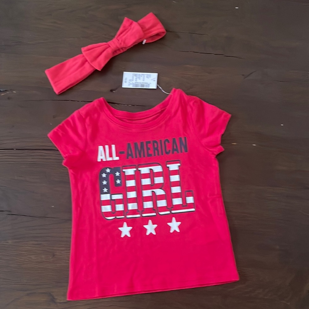 Children’s Place All American girl shirt